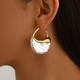 elegant Pearl-Inlaid Earrings For Women