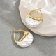 elegant Pearl-Inlaid Earrings For Women