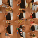 geometric Irregular Gemstone Inlay Women's Earrings