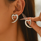 geometric Irregular Gemstone Inlay Women's Earrings