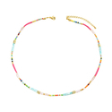 bohemian Colorful Crystal Bead Long Necklace For Women