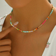 bohemian Colorful Crystal Bead Long Necklace For Women