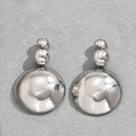 european American Fashion Women's Jewelry Set Metal Bead Necklace Pendant Earrings