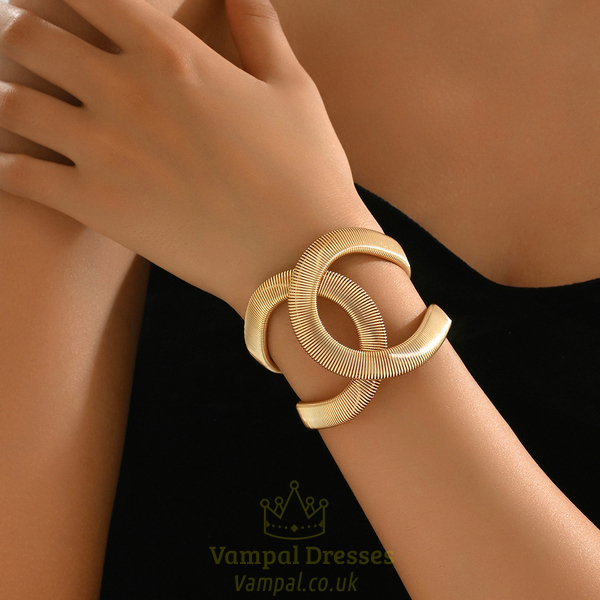 minimalist European Style Women's Spring Fold Wrap Bracelet
