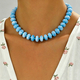 geometric Colorful Handmade Beaded Necklace