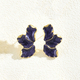 japanese Korean Style Clover Petal Enamel Drop Earrings For Women