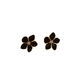 colorful Oil-Drop Four-Leaf Clover Stainless Steel Stud Earrings