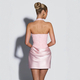 lace-Up Sequin Beaded Halter Bodycon Dress