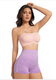 high-Waist Tummy-Control Leopard Print Sports Shorts