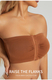 plus-Size Wireless Front-Closure Push-Up Bandeau Bra