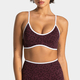 leopard Print Sports Bra Thin Straps Quick-Dry Yoga Wear