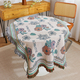 french romantic french-Style Cotton Yarn Floral Sofa Cover Minimalist Single Cushion