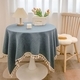 japanese Style Tassel Cotton Linen Tablecloth