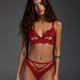 french-Style Ultra-Thin Underwire Lace Lingerie Set