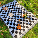 bohemian Knitted Picnic Blanket Moisture-Proof Outdoor Camping Mat