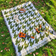 bohemian Knitted Picnic Blanket Moisture-Proof Outdoor Camping Mat