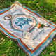 bohemian Knitted Picnic Blanket Moisture-Proof Outdoor Camping Mat