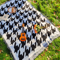 bohemian Knitted Picnic Blanket Moisture-Proof Outdoor Camping Mat