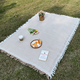 bohemian Knitted Picnic Blanket Moisture-Proof Outdoor Camping Mat