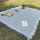 bohemian Knitted Picnic Blanket Moisture-Proof Outdoor Camping Mat