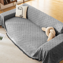 cotton Yarn T-Grid Minimalist Sofa Cover
