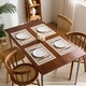 cotton Linen Hollow-Out Placemat Waterproof Heat-Insulating Table Mat