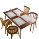 cotton Linen Hollow-Out Placemat Waterproof Heat-Insulating Table Mat