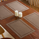 cotton Linen Hollow-Out Placemat Waterproof Heat-Insulating Table Mat