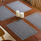 cotton Linen Hollow-Out Placemat Waterproof Heat-Insulating Table Mat