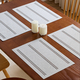 cotton Linen Hollow-Out Placemat Waterproof Heat-Insulating Table Mat