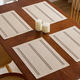cotton Linen Hollow-Out Placemat Waterproof Heat-Insulating Table Mat