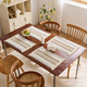 cotton Linen Woven Table Runner With Tassels