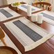 cotton Linen Woven Table Runner With Tassels