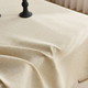 cotton Linen Style Solid Color Rectangular Tablecloth