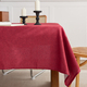 cotton Linen Style Solid Color Rectangular Tablecloth