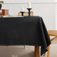 cotton Linen Style Solid Color Rectangular Tablecloth