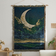 retro Star Moon Cloud Hanging Cotton Tapestry