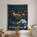 retro Star Moon Cloud Hanging Cotton Tapestry