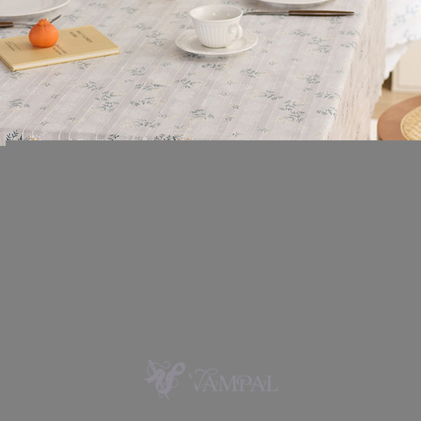 japanese Style Cotton Linen Waterproof Tablecloth