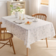 japanese Style Cotton Linen Waterproof Tablecloth