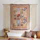 nordic Sun Totem Cotton Wall Hanging Tapestry With Tassels