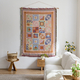 nordic Sun Totem Cotton Wall Hanging Tapestry With Tassels