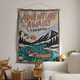 nordic Sun Totem Cotton Wall Hanging Tapestry With Tassels