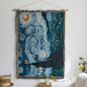 nordic Sun Totem Cotton Wall Hanging Tapestry With Tassels