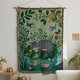 nordic Sun Totem Cotton Wall Hanging Tapestry With Tassels