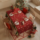 waterproof Christmas Snowflake Pine Tree Tablecloth