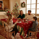 waterproof Christmas Snowflake Pine Tree Tablecloth