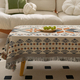 american-Style Jacquard Tablecloth For Camping And Coffee Table