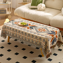 american-Style Jacquard Tablecloth For Camping And Coffee Table