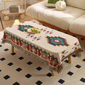 american-Style Jacquard Tablecloth For Camping And Coffee Table